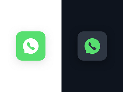 WhatsApp Icon Update app branding clean design flat free freebie icon ios logo messenger minimal ui ux whatsapp