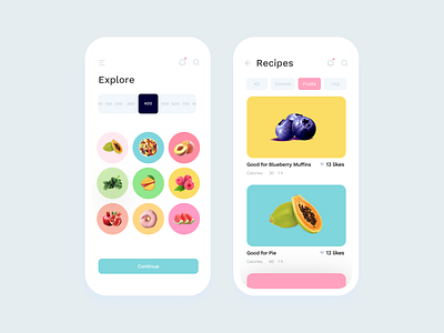 Nutro UI Kit app clean design figma flat icon ios minimal sketch ui uikit uikits ux vector