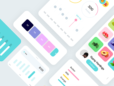 Nutro UI Kit by Harpen Design on Dribbble