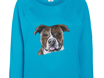 Hand-painted sweatshirt, portrait of your pet