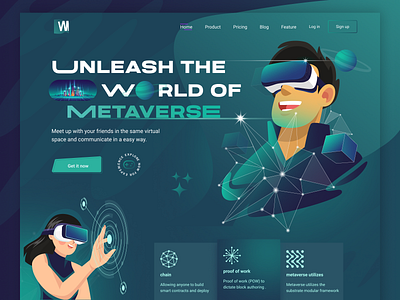 Metaverse Landing Page