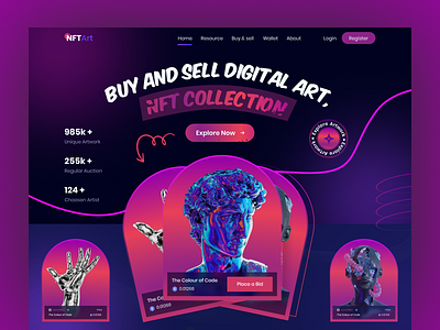 NFT Landing page