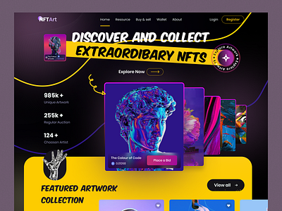 NFT Landing page