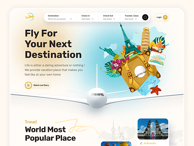 Travel Agency Landing Page admin panel agency branding businessux research creative landing page creative website design dashboard figma landing page landing page design travel travel agency ui ui ux user experience user interface ux ux research website website design