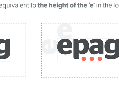EPAG Clear Space branding dots guidelines logo logotype