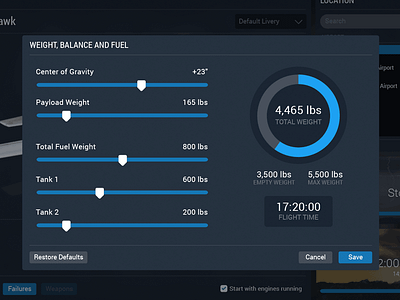 Flight Simulator Settings