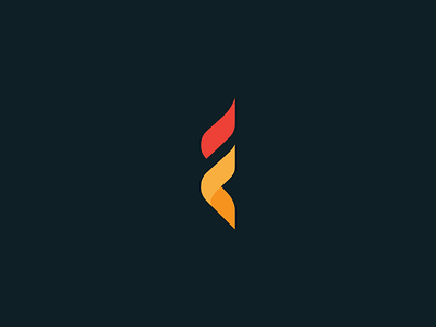 Firewell Icon branding fire flame icon logo