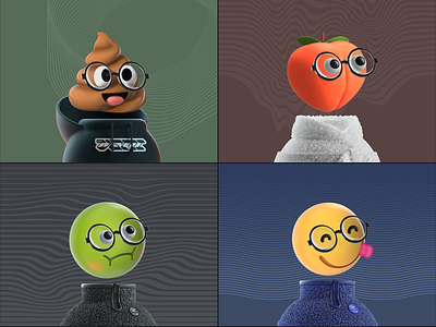WGMImojis // @WGMInterfaces Fanart 3d collection emojis nft wgmi wgmimojis wgminterfaces