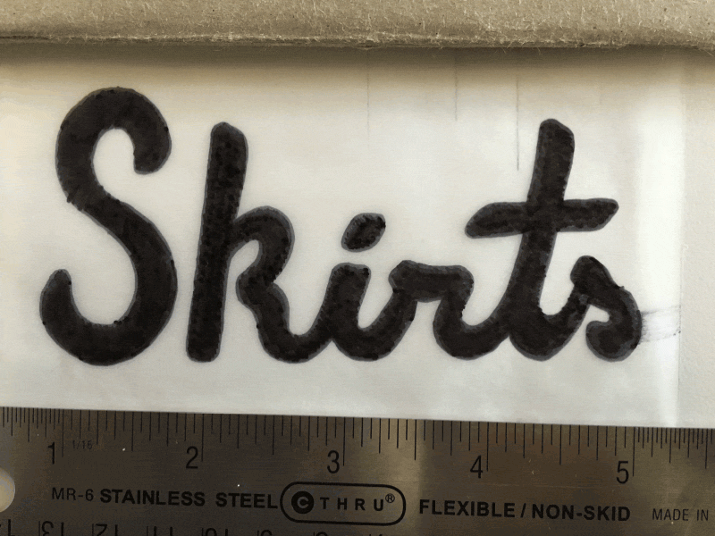 TeeFury Skirts apparel lettering process script theoldlogowastotalcrap type vector