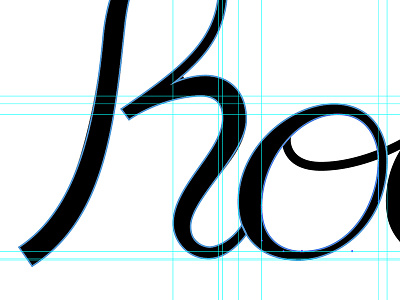 Vector Machine illustrator lettering logomark script vector wip