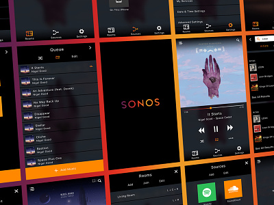 SONOS Case Study app case study mobile music music player product design redesign sketch sonos ui unsolicited redesign ux