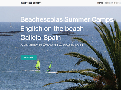 Surf Camp Landing Page