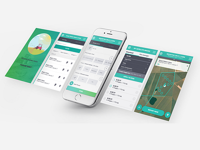 Mobile Design agriculture crop field mobile ui ux