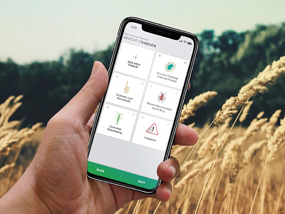 Agriculture App agriculture app disease field insect mobile report scout ui ux