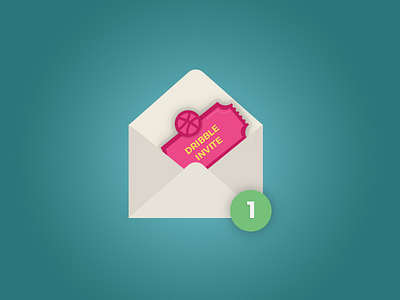 One Dribbble Invite!