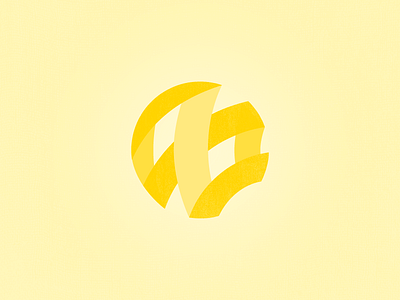 Sun Raise arcs circle dot identity logo rays shine sun vector yellow