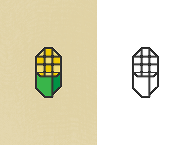 ¡a-maize-ing! corn green symbol yellow