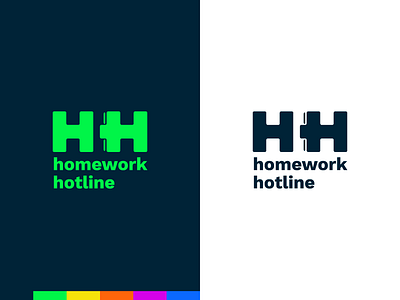 homework hotline - branding refresh branding h hh homework hotline identity non profit school symbol