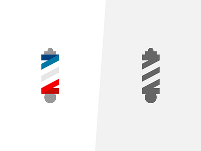 helical stripes barber shop barber shop pole branding identity stripe symbol