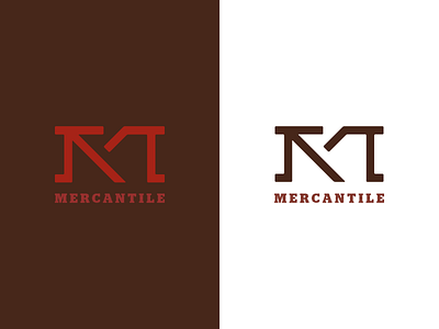 mercantile branding identity m mercantile monogram symbol