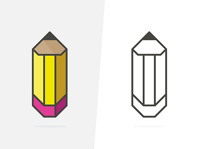 pencil icon illustration pencil symbol vector