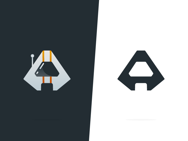 a capsule for space space capsule spaceship icon symbol a space