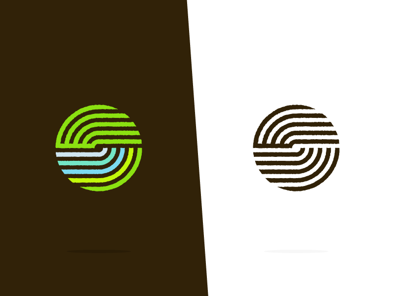 waste-free earth sustainability music staff identity branding symbol globe earth