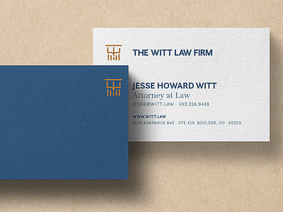 the witt-ness business cards book branding business cards columns construction identity law firm lawyer open book scale stationary w
