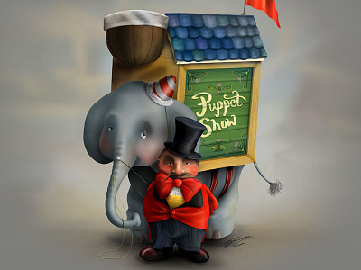 Pablo & Mr. Pickle adamparsonsart childrens book digital art digital artist elephant illustration procreate