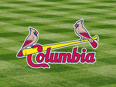 Columbia Cardinals (2009) baseball logo wordmark