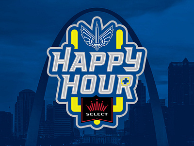 St. Louis BattleHawks Happy Hour+ Brand Identity beer branding football illustration kurt hunzeker neon sponsorship sports sports design
