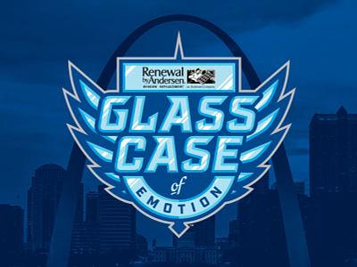 St. Louis BattleHawks Glass Case of Emotion Brand Identity custom type football glass illustration roundel sponsorship sports sports design typography