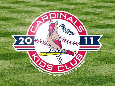 St. Louis Cardinals (2011) baseball cardinals kurt hunzeker logo mlb patch ribbon roundel sparts marketing sports