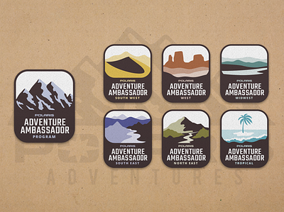 Polaris Adventures Ambassador Badge branding design graphicdesign icon illustration logo print type typography