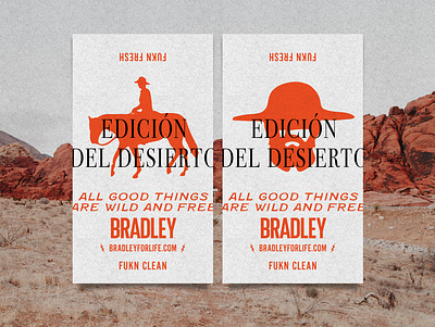 Bradley "Edición Del Desierto" Design branding design graphicdesign illustration print printdesign type typography