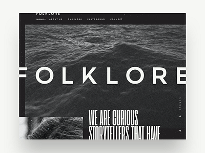 FOLKLORE Brand & Site Launch branding design interactive mobile ui ux visual design web website