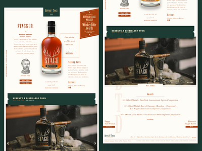 Buffalo Trace Website branding design interactive ui ux website