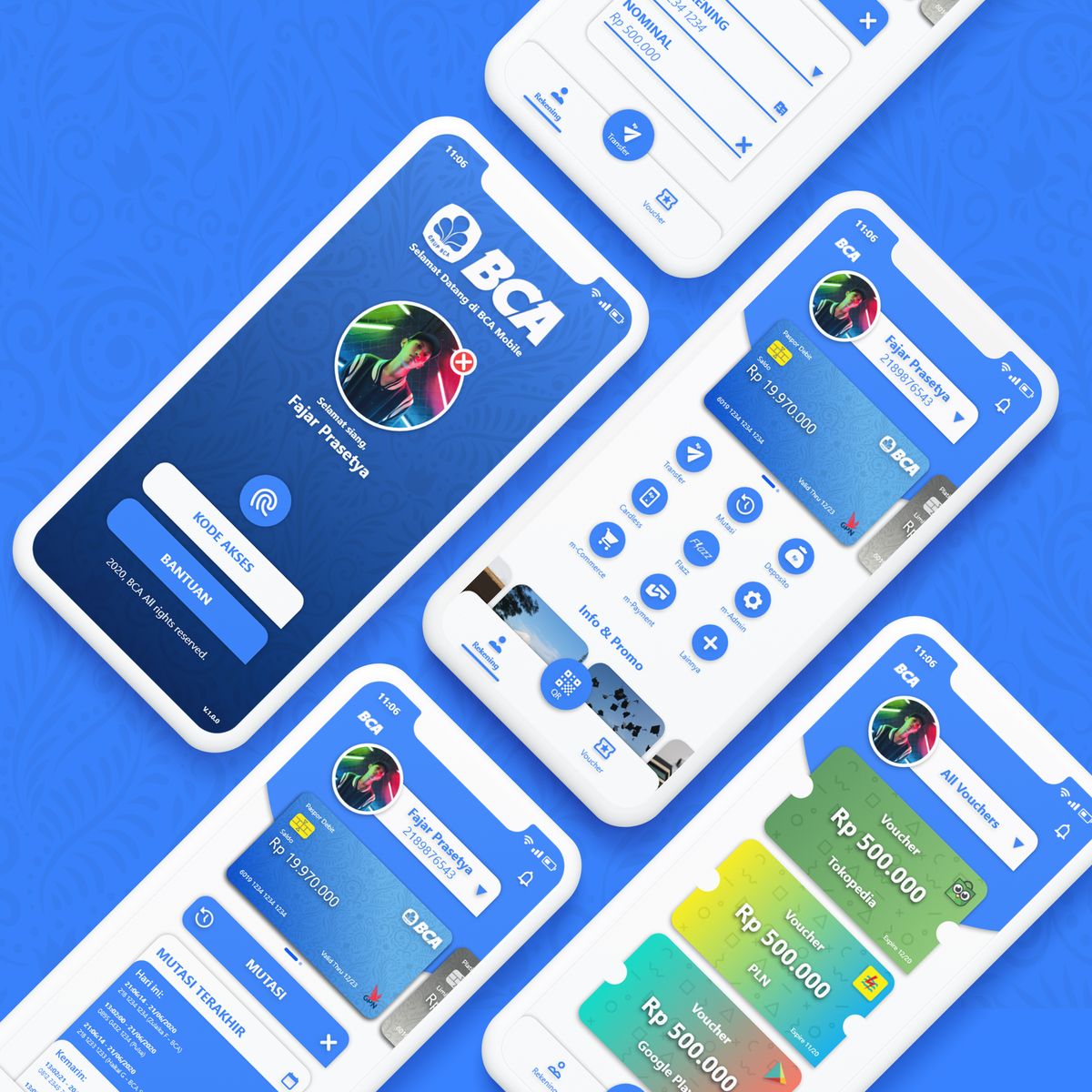 BCA Mobile - Redesign By Fajar Prasetya On Dribbble