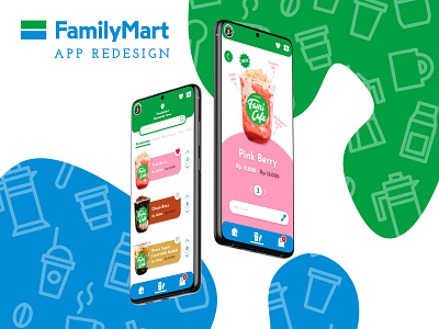 FamilyMart App - Redesign app brand identity branding design food app illustration minimal minimal ui mobile app design ui ui inspiration ux
