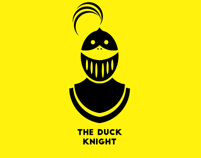The Duck Knight 🦆 brand identity branding duck logo logo logo concept logo inspiration logodesign logos minimal negative space logo