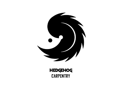 Hedgehog Carpentry 🦔 brand identity branding carpentry hedgehog hedgehog logo logo logo concept logo inspiration logodesign logos minimal negative space logo woodworking