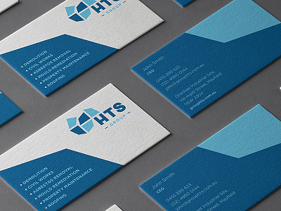 HTS Group (Hunter Tech Services) branding graphic design identity logo