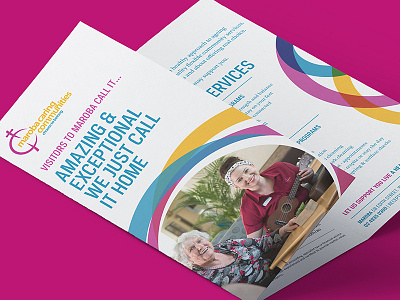 Maroba Caring Communities advertising branding brochure design graphic design