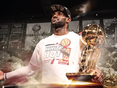 Feature for LeBron James week nba photo manipulation sports