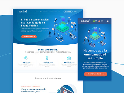 emBlue | Global website