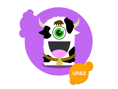 URBZ: Cow Urb cow cow urb cuddly cute fuzzy monster strange urbz