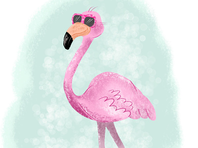Cool Flamingo childrens books digitalart flamingo illustration illustration art kids books picturebook