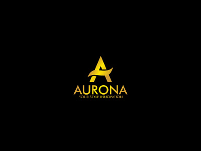 Aurona brand brand design brand identity branding business design fashion flat letter a logo logo logodesign logoinspiration simple vector