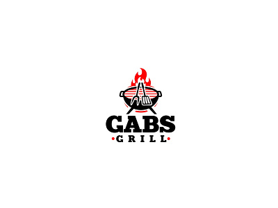 Gabs Grill branding business design flat grill logo logodesign logoinspiration logos restaurant logo simple vector