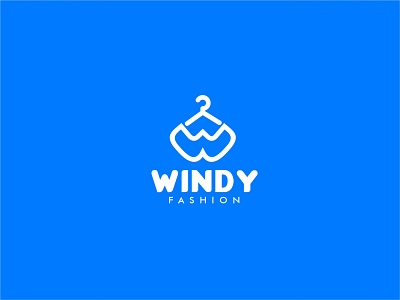 Windy Fashion branding business design fashion fashion logo flat logo logodesign logoinspiration simple vector